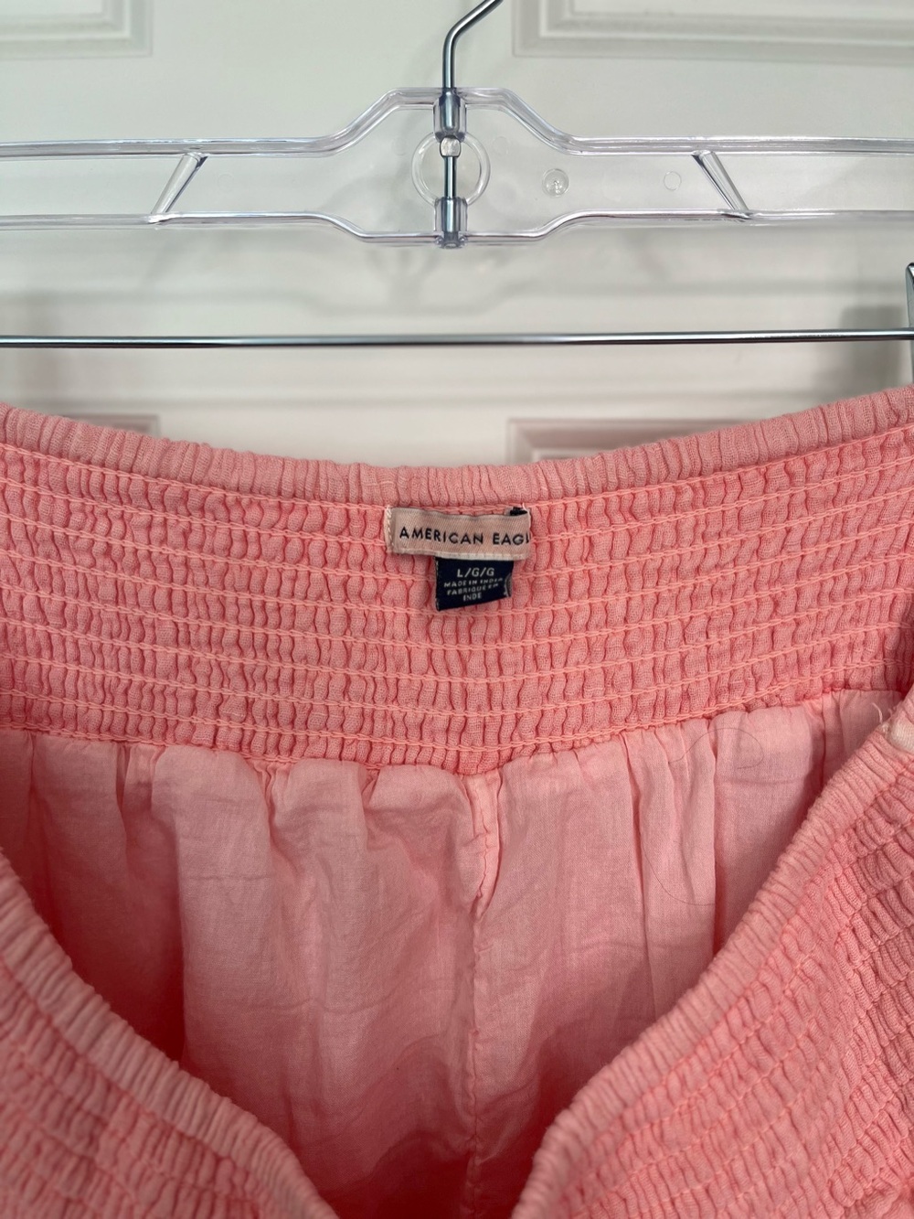 American Eagle Outfitters Peach Maxi Skirt with Ruffle Hem - Picture 3 of 3